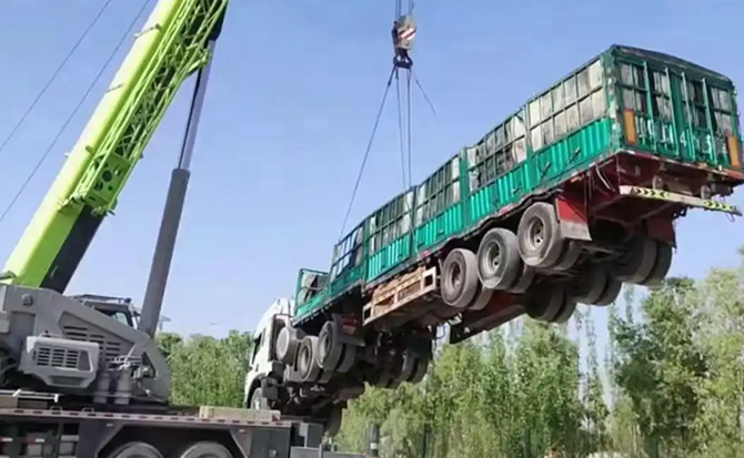 平房区道路脱困救援案例